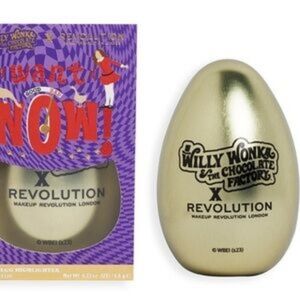 Revolution x Willy Wonka Good Egg Bad Egg Highlighter NWT Sealed in Box